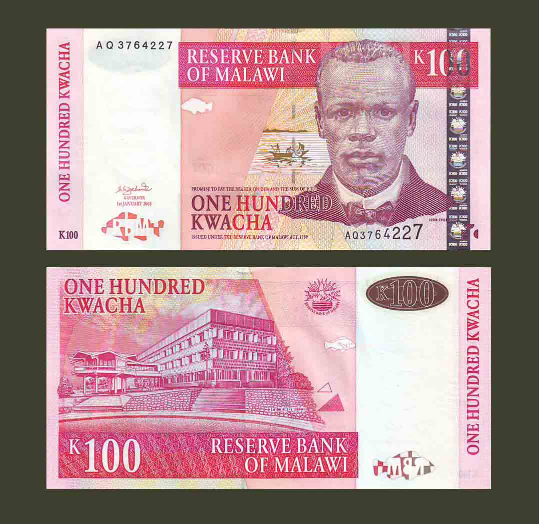 Malawi 100 Kwacha 2003 P46b UNC