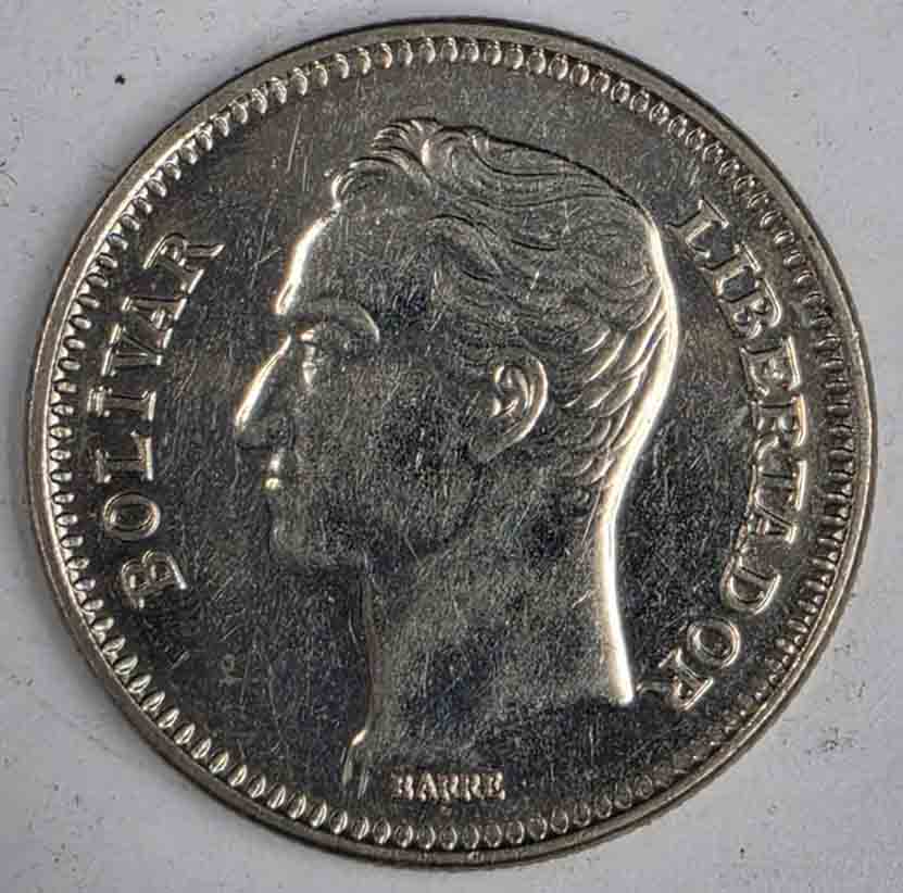 Venezuela 50 centimos 1990 KM#41a