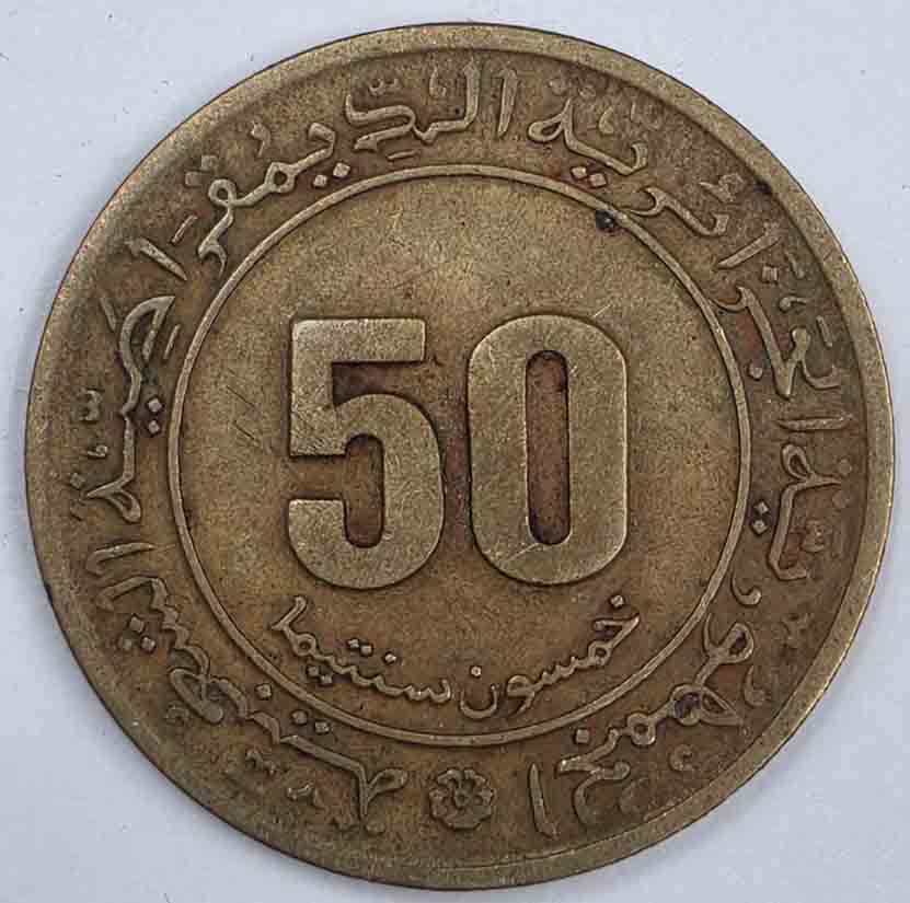 Algeria 50 centimes 1945 KM#109