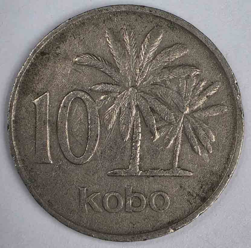 Nigeria 10 Kobo 1973 KM#10