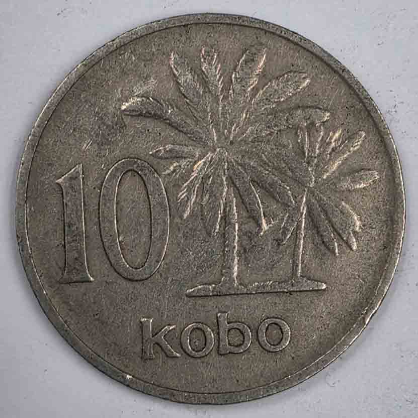 Nigeria 10 Kobo 1976 KM#10