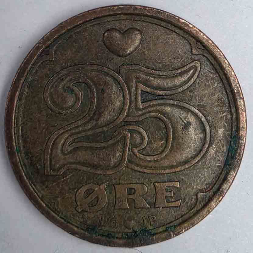 Denmark 25 ore 1994 KM#868
