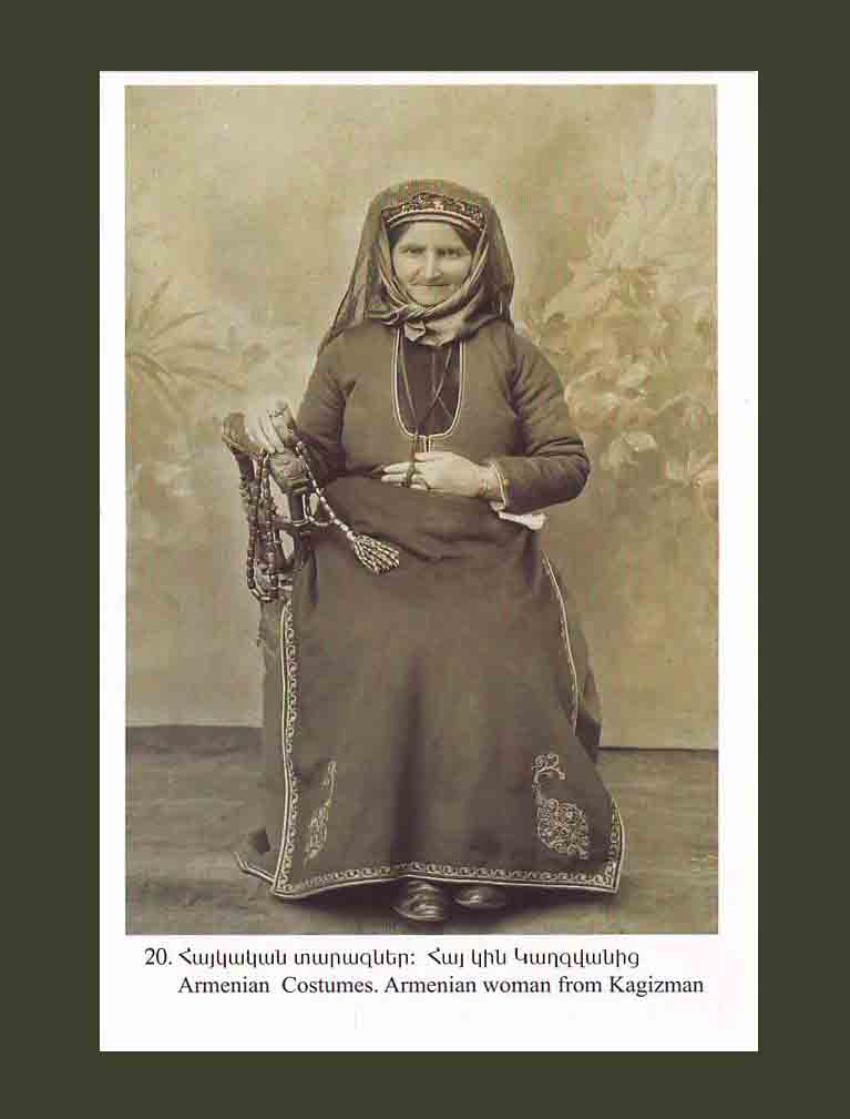 #20. Armenian Costumes, Armenian Woman from Kagizman
