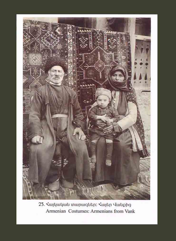 #25. Armenian Costumes. Armenians from Vank