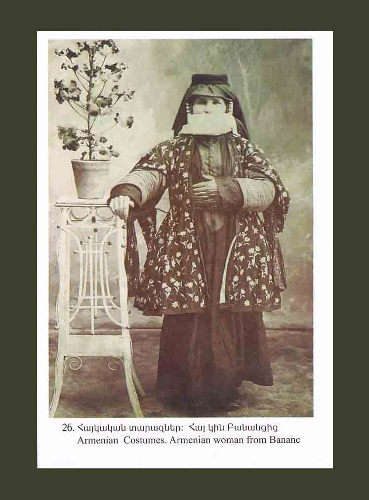 #26. Armenian Costumes, Armenian Woman from Bananc