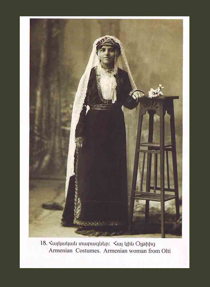 #18. Armenian Costumes, Armenian Woman from Olti