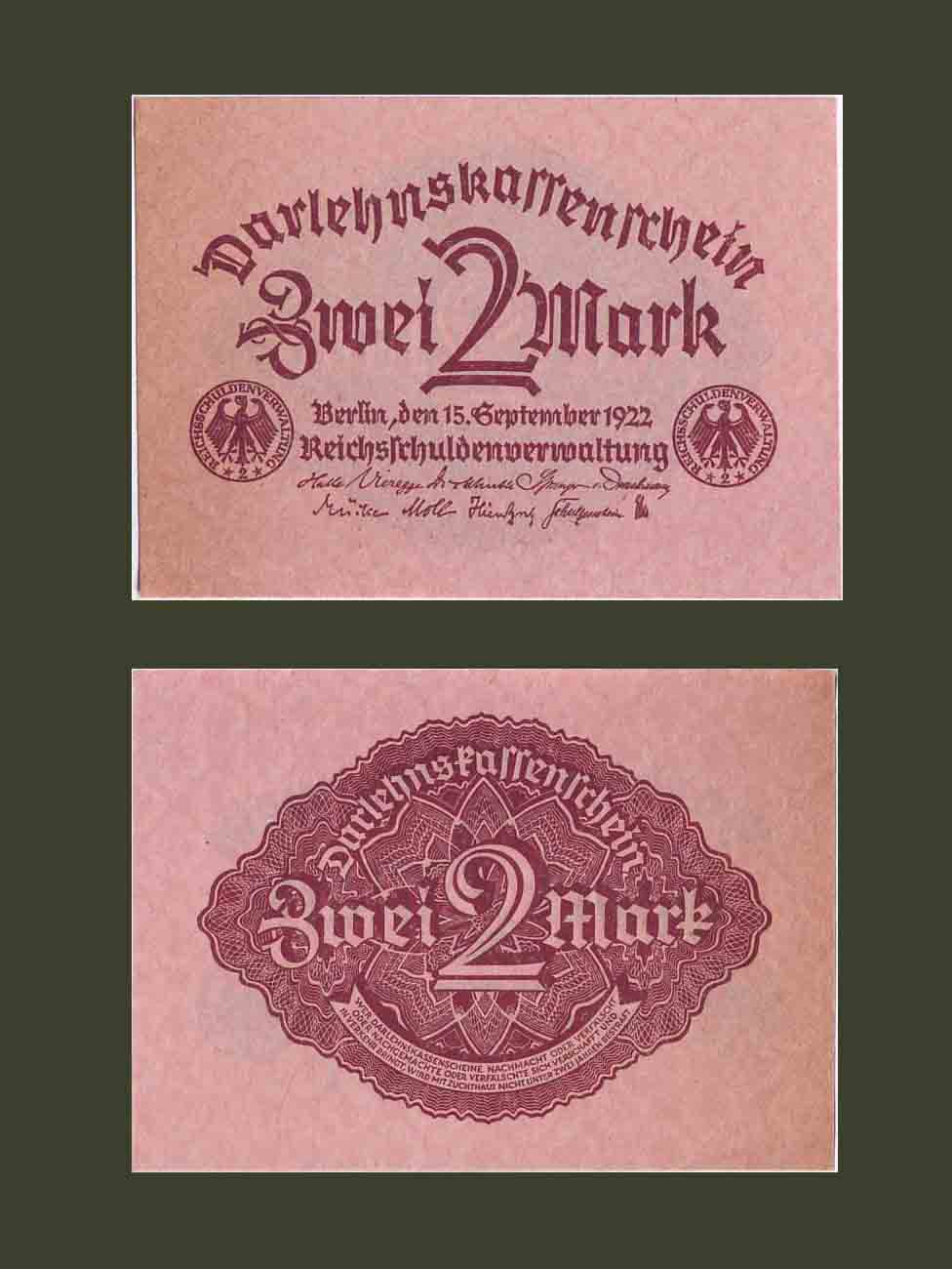 Germany 2 Marks P62 UNC