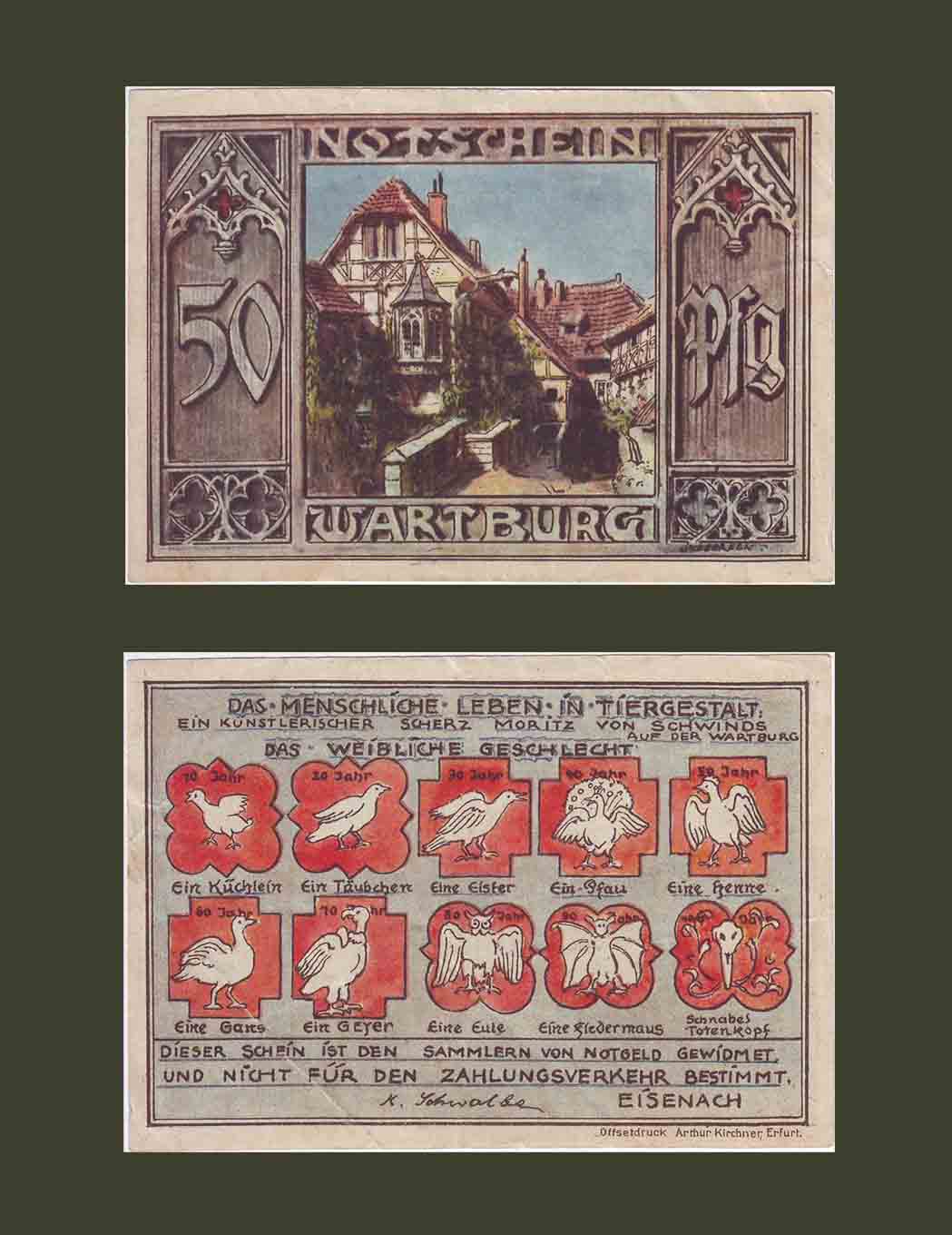 Գերմանիա Wartburg 50 փֆեննիգ 1921 XF