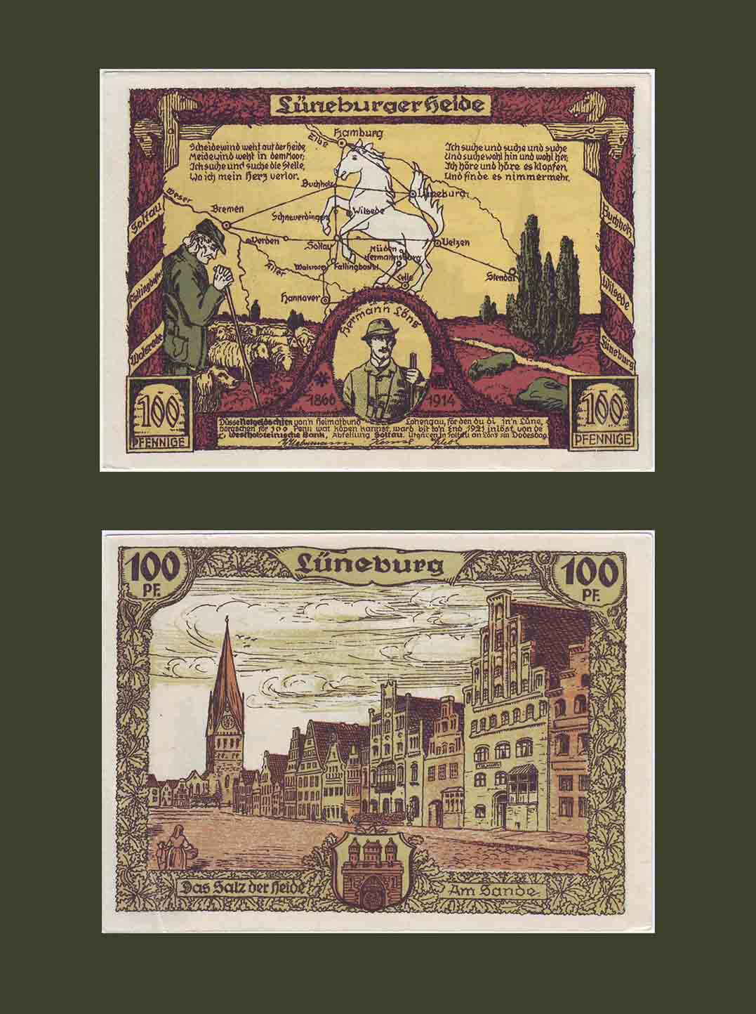 Գերմանիա Leniburg 100 փֆեննիգ 1921 UNC