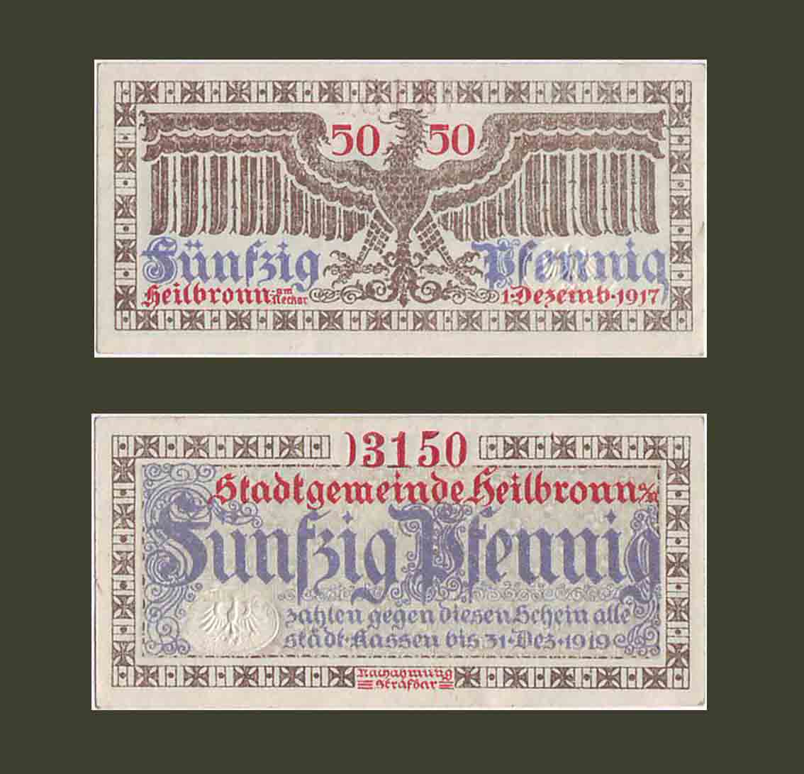Գերմանիա 50 փֆեննիգ 1919 UNC
