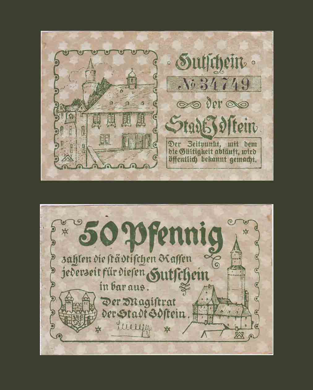 Germany Notgeld 50 pfennig XF