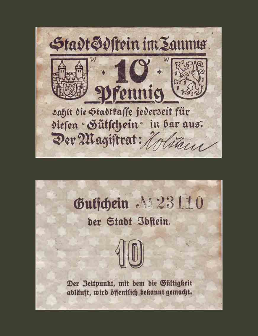Germany Notgeld 10 pfennig XF