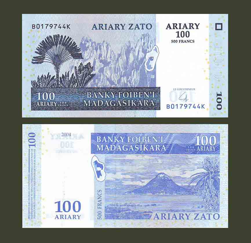 Մադագասկար 100 արիարի 2004 P86b UNC