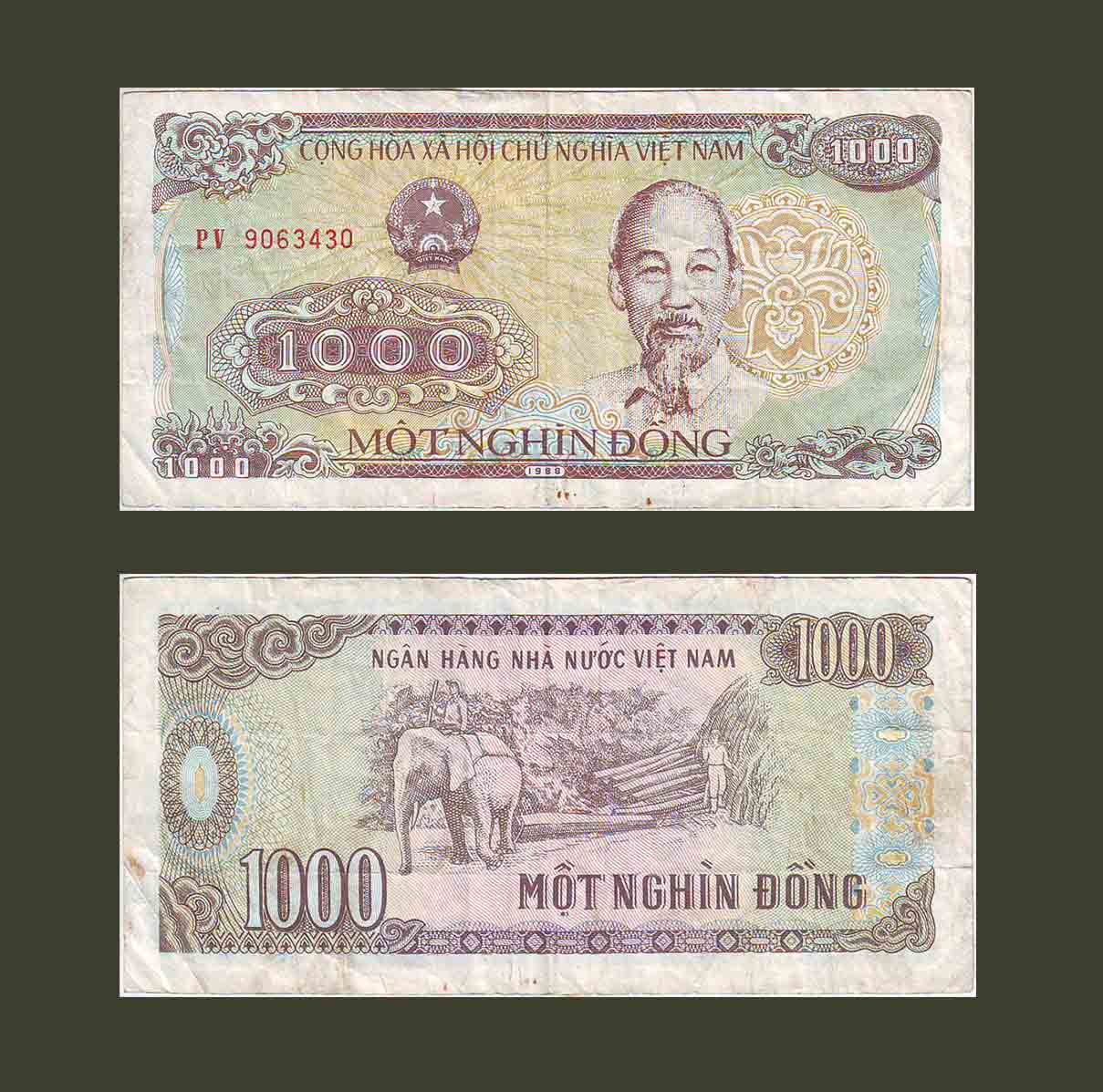 Viet Nam 1000 Dong 1988 P106 VF