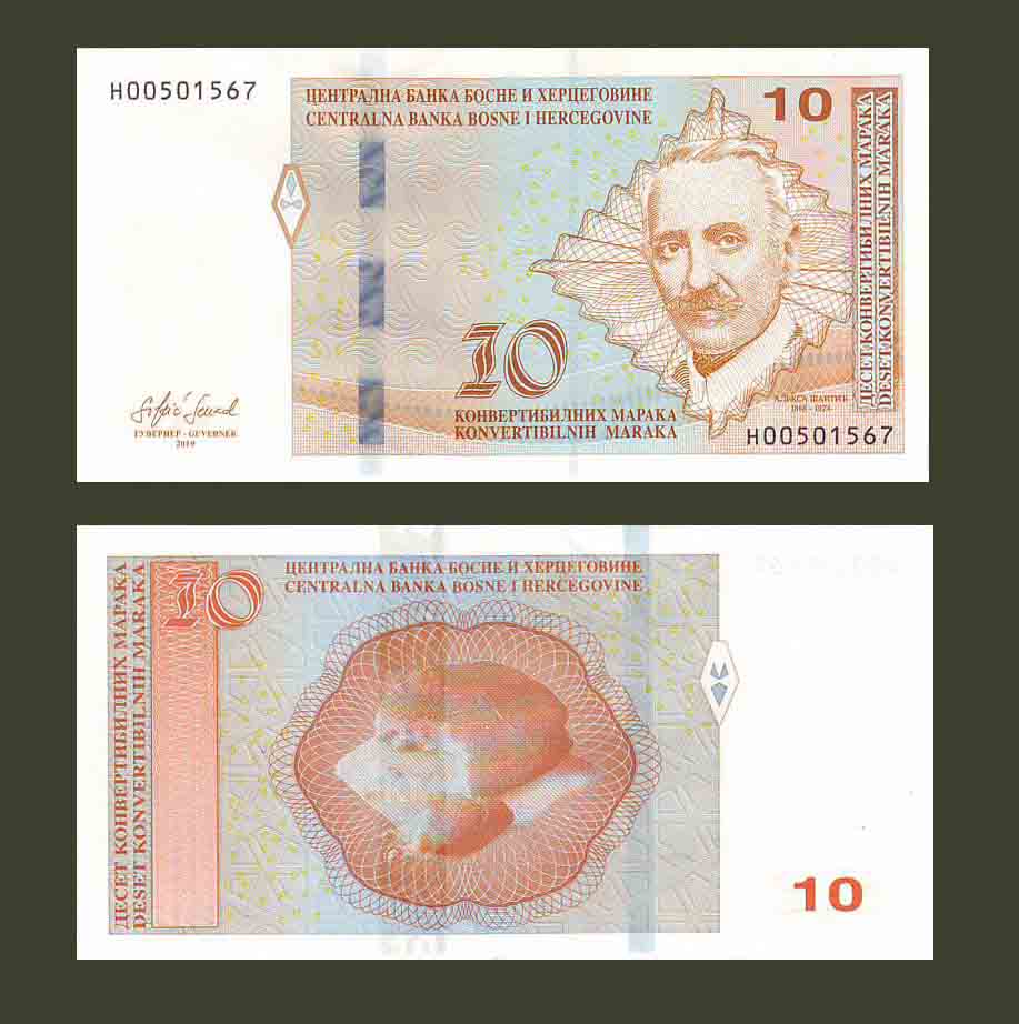 Bosnia & Herzegovina 10 Maraka 1998 P64 UNC