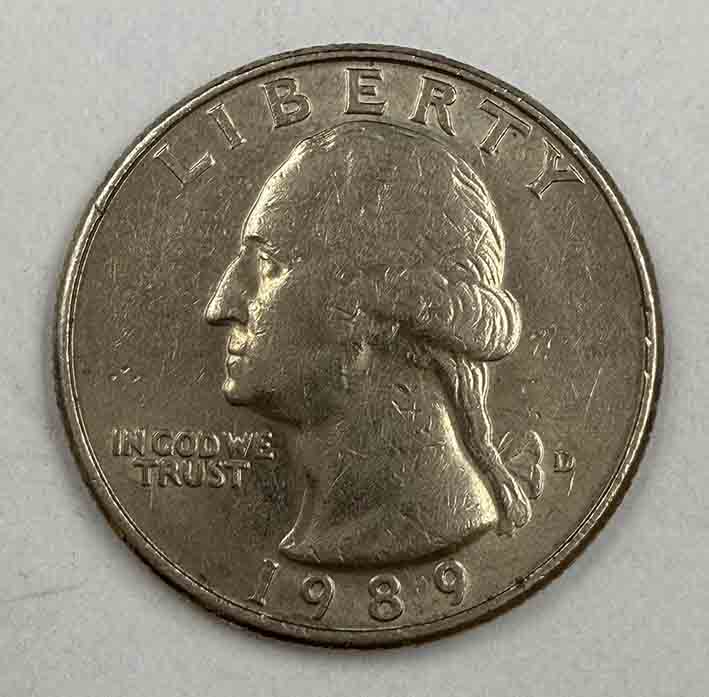 United States Quarter Dollar 1989D KM#A164a
