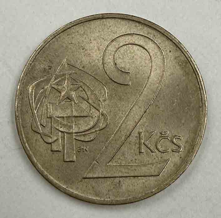 Czechoslovakia 2 Koruny 1980 KM#75