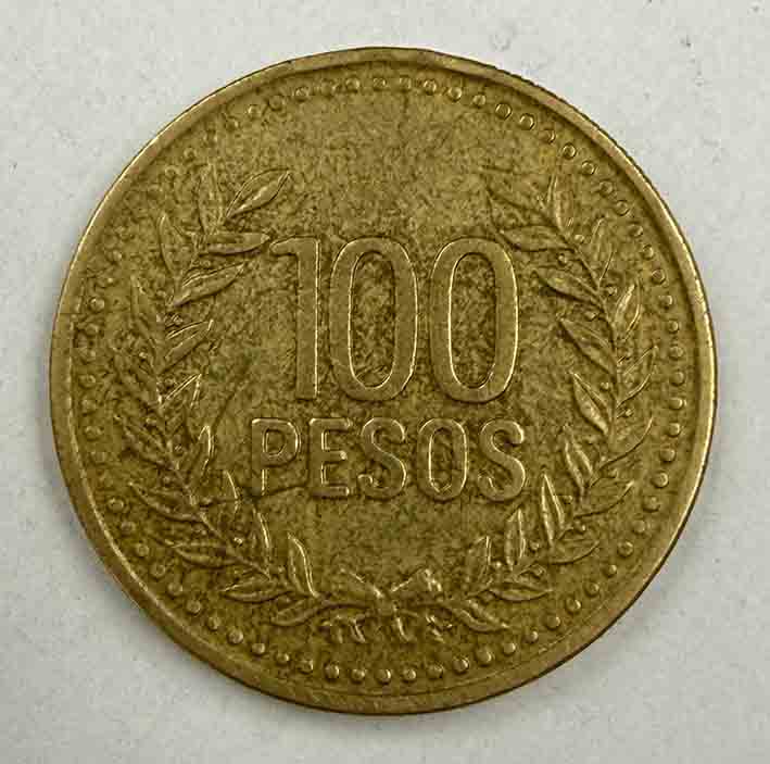 Colombia 100 Pesos 1994 KM#285.1