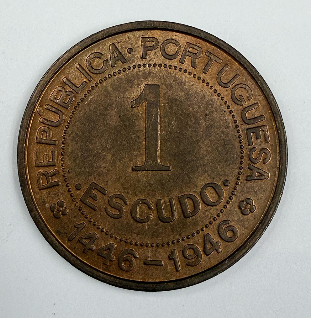 Պորտուգալական Գվինեա 1 էսկուդո 1946 KM#7