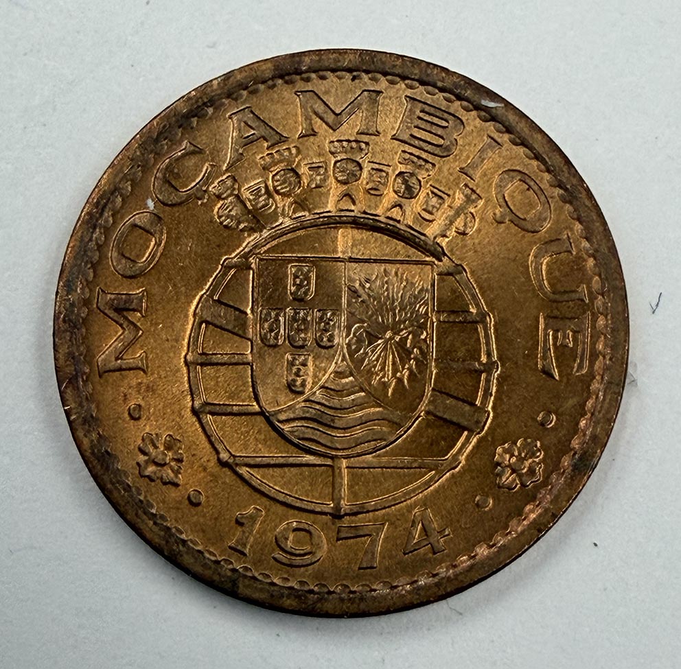 Mozambique 20 centavos 1974 KM#88
