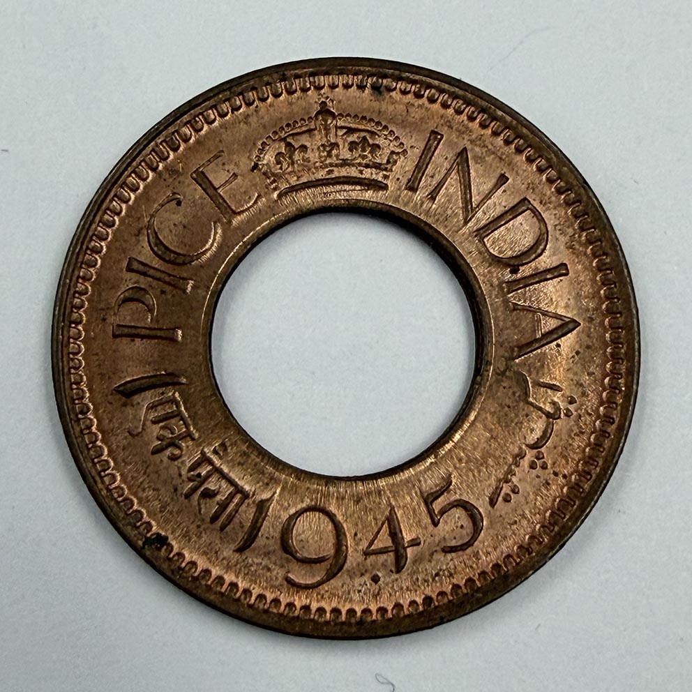 India 1 Pice 1945 KM#533