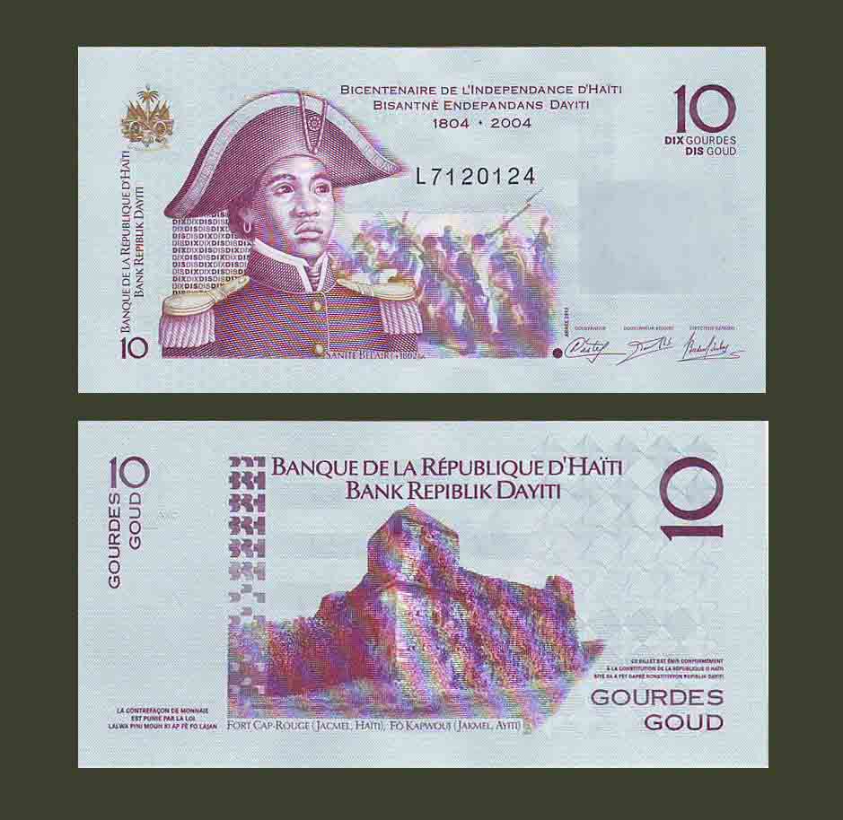 Haiti 10 2012 P272e UNC Commemorative