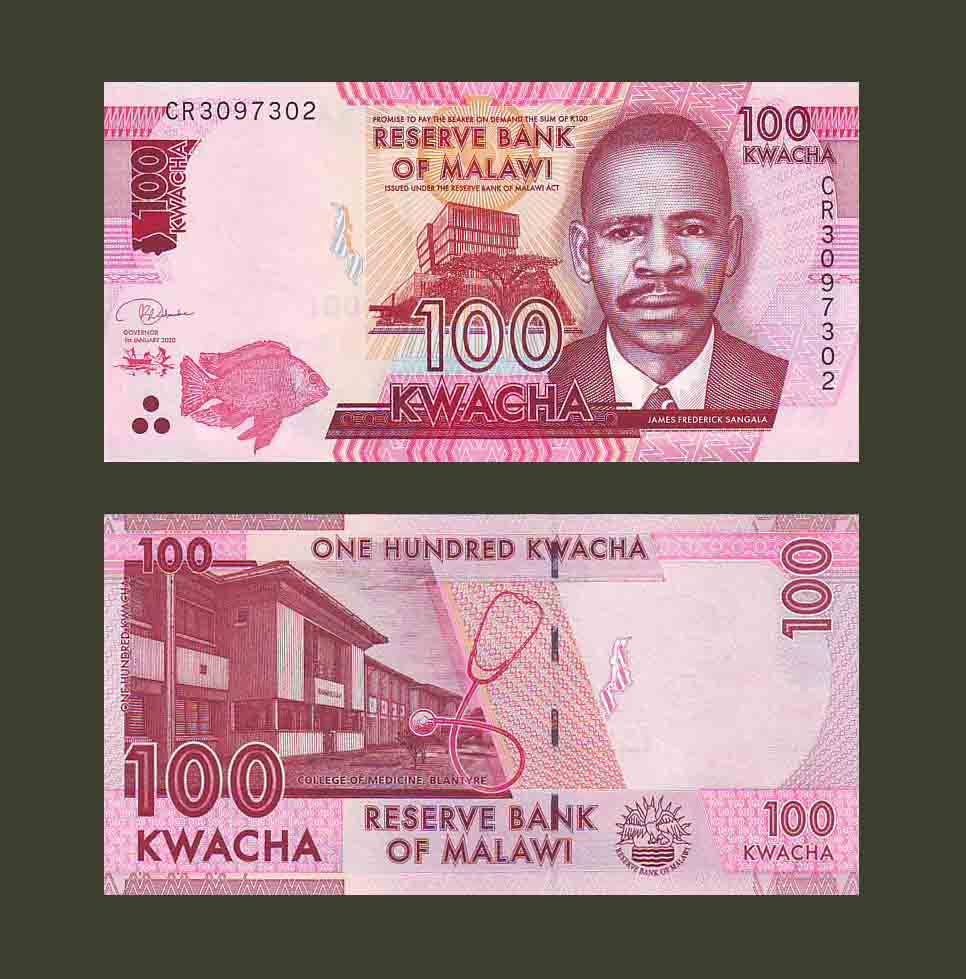Malawi 100 Kwacha 2020 P65 UNC