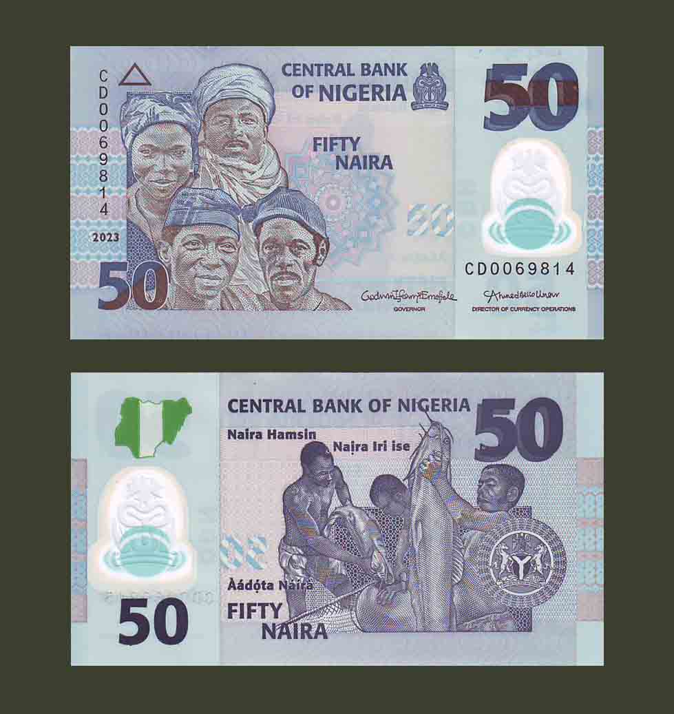 Nigeria 50 Naira 2023 P40 UNC