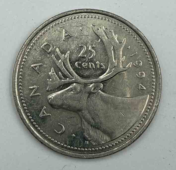 Canada 25 cents 1994 KM#184