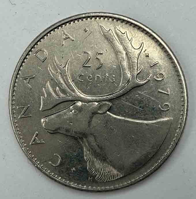 Canada 25 cents 1979 KM#74