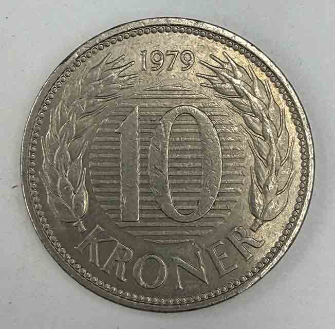 Դանիա 10 կրոն 1979 KM#864.1