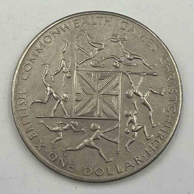 New Zealand 1 Dollar 1974 KM#44