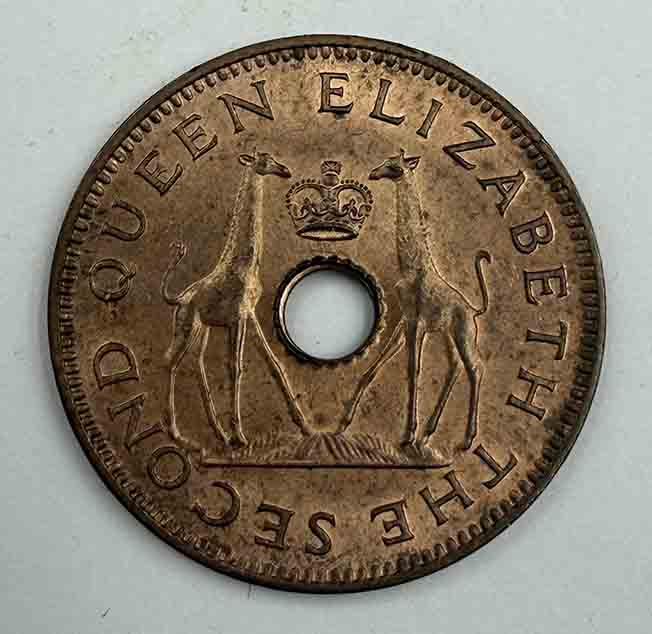 Rhodesia & Nyasaland ½ penny 1958 KM#1