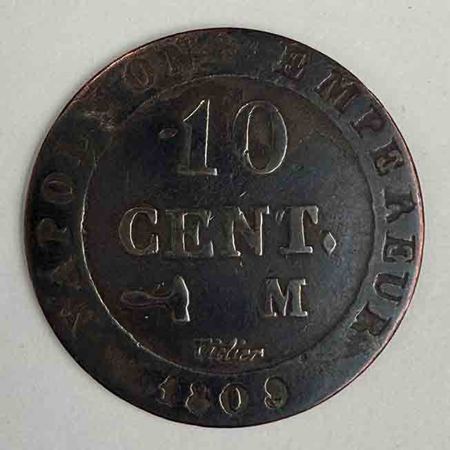 France 10 cent 1809 KM#676.1