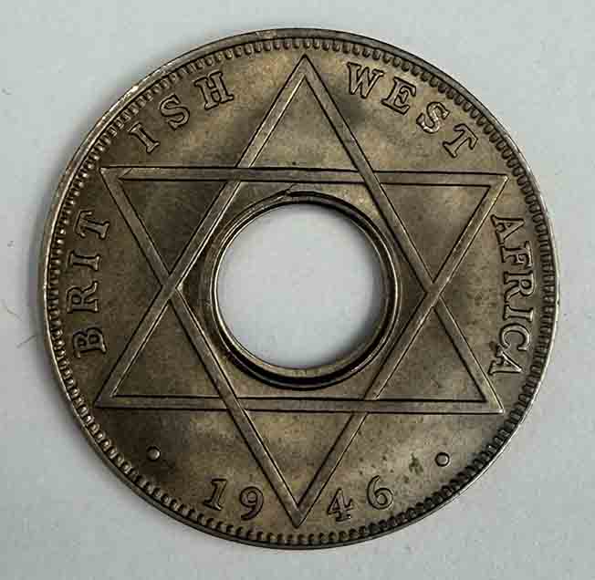 British West Africa 1/10 penny 1946 KM#20