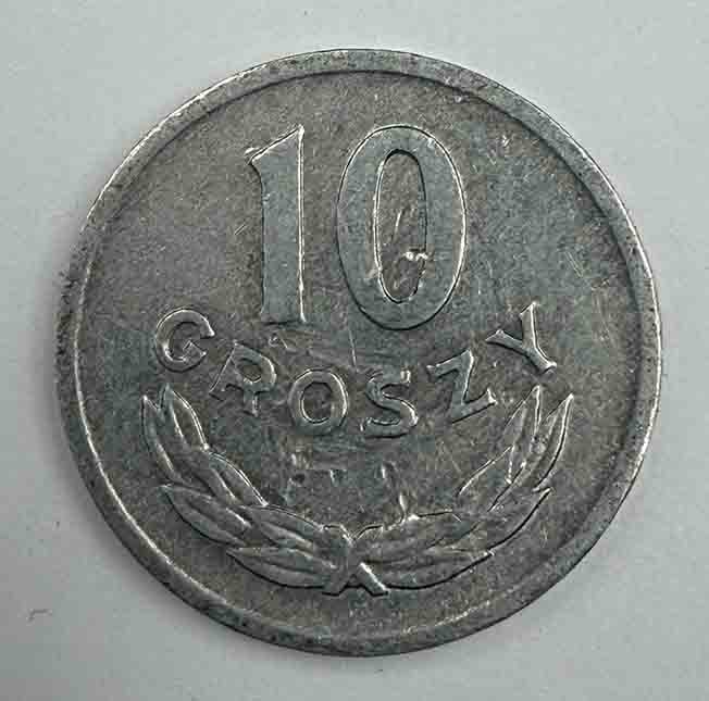 Poland 10 groszy 1968 Y#AA47