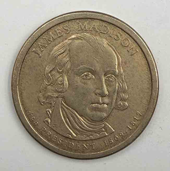 United States 1 Dollar 2007 (James Madison)