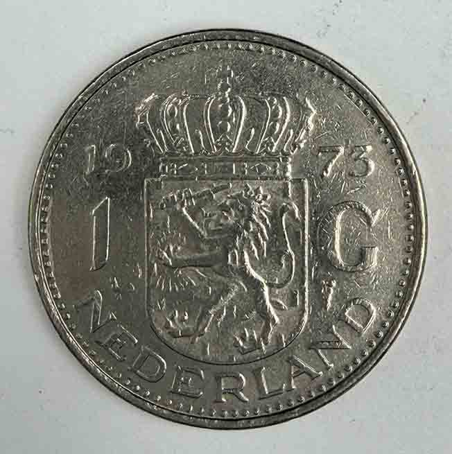 Նիդերլանդներ 1 գուլդեն 1973 KM#184a