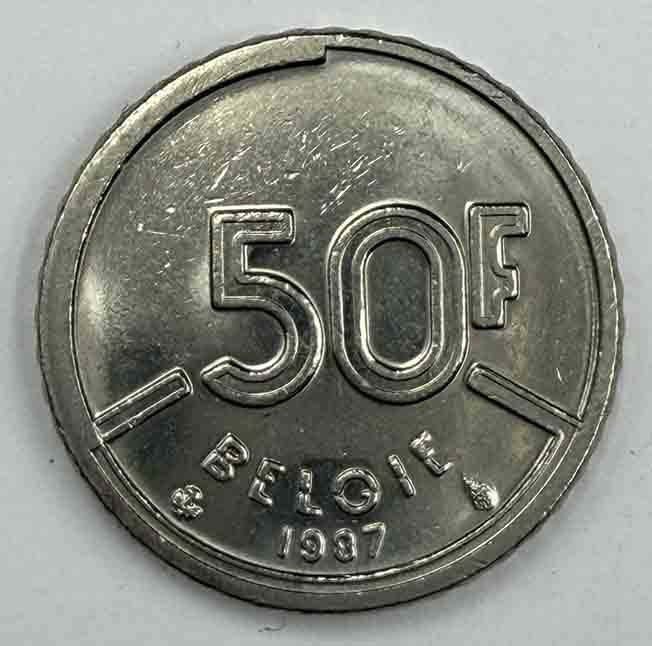 Belgium 50 Francs 1997 KM#169