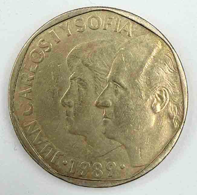 Spain 500 Pesetas 1989 KM#831
