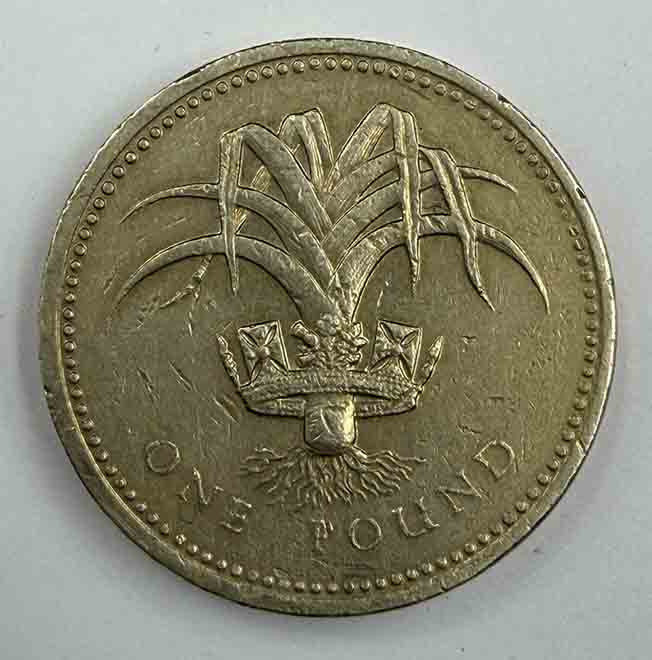 Great Britain 1 Pound 1990 KM#941