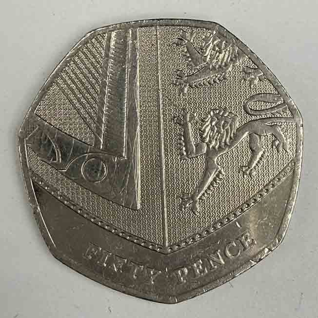 Great Britain 50 pence 2008 KM#1112