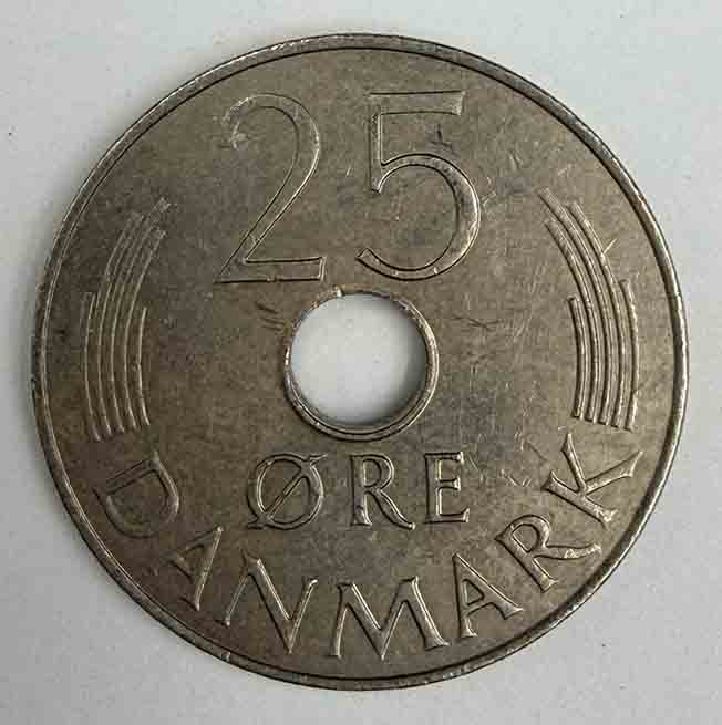Denmark 25 ore 1986 KM#861.3