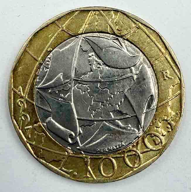 Italy 1000 Lire 1997 KM#194