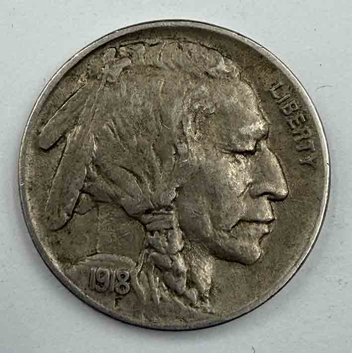 United States 5 cents Buffalo Nickel 1918 KM#134