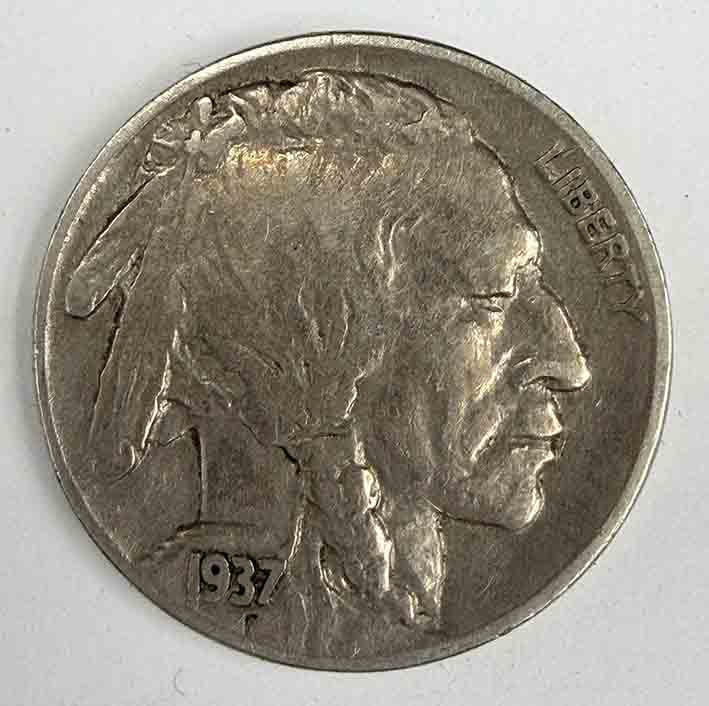 United States 5 cents Buffalo Nickel 1937 KM#134