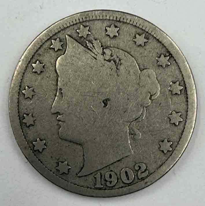 United States 5 cents Liberty Nickel 1902 KM#112