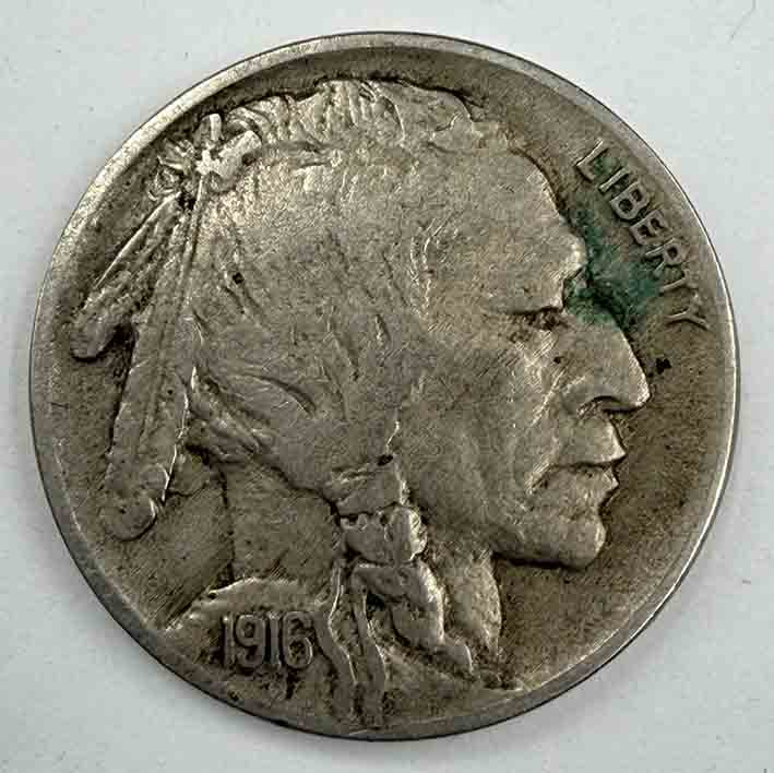 United States 5 cents Buffalo Nickel 1916 KM#134
