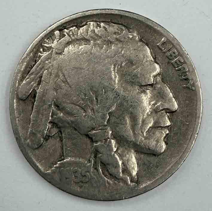 United States 5 cents Buffalo Nickel 1935 KM#134