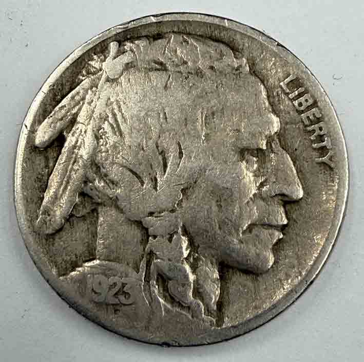 United States 5 cents Buffalo Nickel 1923 KM#134
